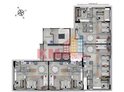 Apartamento à venda com 2 quartos, 55m² - Foto 7